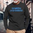 Traffic Paradise F1 Radio フォーミュラワン おもしろ ラジオ 角田 Yuki 長袖Tシャツ 高齢者への贈り物