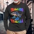 Tralalero Tralala イタリアンブレインロットミーム 長袖Tシャツ 高齢者への贈り物