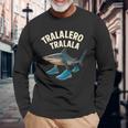 Tralalero Tralala イタリアンブレインロットミーム 長袖Tシャツ 高齢者への贈り物