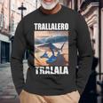 Tralalero Tralala Bootleg Brainrot イタリアン ブレイン ミーム 長袖Tシャツ 高齢者への贈り物