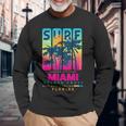 Wear Miami Florida Miami Colorfulunrise Graphic 長袖Tシャツ 高齢者への贈り物