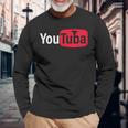 Youtuba マーチングバンドシャツ キャンプ チューバ ペップラリー ファニーメンバー 長袖Tシャツ 高齢者への贈り物