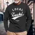 Zushi Local 逗子市ローカル 故郷 長袖Tシャツ 高齢者への贈り物