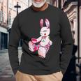 うさぎ星人ピンクちゃん 長袖Tシャツ 高齢者への贈り物