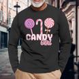 おもしろロリポップ アート キャンディ ロリポップ 恋人 メンズ レディース キッズ 長袖Tシャツ 高齢者への贈り物