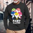 かわいいベビーシャークドゥードゥーギフト 長袖Tシャツ 高齢者への贈り物