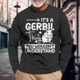 それは君には理解できないだろうスナネズミのことだ 長袖Tシャツ 高齢者への贈り物