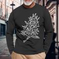 つぼみの葉サワーハイ420ギフト喫煙雑草大麻マリファナ 長袖Tシャツ 高齢者への贈り物