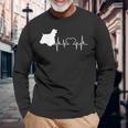 アメリカン・コッカー・スパニエル ハートビート 長袖Tシャツ 高齢者への贈り物