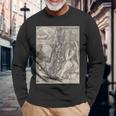 アルブレヒト・デューラーのメランコリア 長袖Tシャツ 高齢者への贈り物
