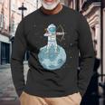 アーチェリーシャツキッズロングボウ宇宙飛行士ギフトキッズボウアーチェリー 長袖Tシャツ 高齢者への贈り物