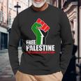 イスラエル人民の自由なパレスチナの職業 長袖Tシャツ 高齢者への贈り物