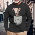 イタリアングレイハウンド ウィペットチェストバッグ 犬の飼い主用 長袖Tシャツ 高齢者への贈り物
