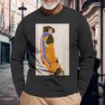 エゴン・シーレ作「ダンサー・モア」1911 長袖Tシャツ 高齢者への贈り物