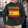 エスパーニャ ヴィンテージ スペイン国旗 スペインお土産 エスパーニャプライド 長袖Tシャツ 高齢者への贈り物