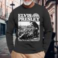 エルヴィス・ア・ハートブレイカー キング・オブ・ロックンロール 音楽 長袖Tシャツ 高齢者への贈り物