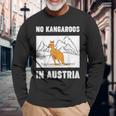 オーストリアにカンガルーはいない 愉快なオーストリア旅行 長袖Tシャツ 高齢者への贈り物