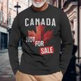 カナダはメープルリーフの愛国的なシャツと一緒に販売されていません。 長袖Tシャツ 高齢者への贈り物