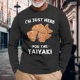 カワイイ かわいい たい焼き I'm Just Here For The Taiyaki 長袖Tシャツ 高齢者への贈り物