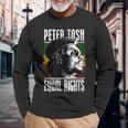 キム・ゴットレイブ・ウォーカーによるピーター・トッシュの平等な権利写真 長袖Tシャツ 高齢者への贈り物