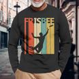 クラシック フリスビー スポーツ ヴィンテージ 長袖Tシャツ 高齢者への贈り物