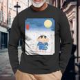 クレヨンしんちゃん 夜桜としんちゃん 長袖Tシャツ 高齢者への贈り物