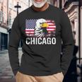 シカゴ Chicago 長袖Tシャツ 高齢者への贈り物