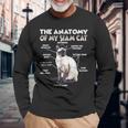 シャム猫長袖Tシャツ 高齢者への贈り物