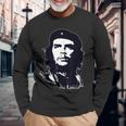チェ・ゲバラ・ゲリラ・キューバ革命。 長袖Tシャツ 高齢者への贈り物