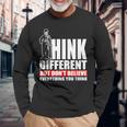 チャップリン Think Different 長袖Tシャツ 高齢者への贈り物