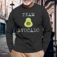 チームアボカドtシャツ 面白いアボカドシャツ ビーガン 長袖Tシャツ 高齢者への贈り物