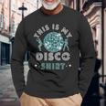 ディスコ衣装 レディース メンズ 70年代&80年代コスチューム This Is My Disco 長袖Tシャツ 高齢者への贈り物