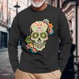 デイズ・オブ・ザ・デッド シュガー・スカル・カラベラ 長袖Tシャツ 高齢者への贈り物