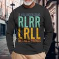 ドラマー Rlrr Lrll パラディドル ドラム ドラム レトロ ヴィンテージ 長袖Tシャツ 高齢者への贈り物