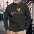 ドルトムント スカイライン ハートビート ルールポット ドイツ アイラブドルトムント I Love Dortmund 長袖Tシャツ 高齢者への贈り物