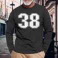 ナンバー38 スポーツ ナンバープレイヤー ナンバー38 長袖Tシャツ 高齢者への贈り物