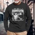 ハロウィンモンスターホラー映画 FrankenStein 長袖Tシャツ 高齢者への贈り物