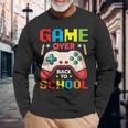 バック・トゥ・スクール-ゲームオーバーバック・トゥ・スクール 長袖Tシャツ 高齢者への贈り物