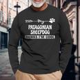 パタゴニア・シープドッグのオーナーズ 長袖Tシャツ 高齢者への贈り物