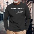 ビッグ・ウェーブ-シードゥー・レイク・ライフ 長袖Tシャツ 高齢者への贈り物