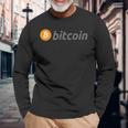 ビットコイン暗号通貨 暗号通貨 ビットコイン 長袖Tシャツ 高齢者への贈り物