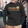 ピックルボールは私の好きな季節 面白いピックルボール 長袖Tシャツ 高齢者への贈り物
