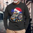 フィリピン 国旗 誇り フィリピン フィリピン ジープニー 長袖Tシャツ 高齢者への贈り物