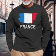 フランス 国 フランス国旗 メンズ レディース キッズ フランス 長袖Tシャツ 高齢者への贈り物