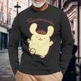 ポムポムプリン ジャンプ ダークカラー 長袖Tシャツ 高齢者への贈り物
