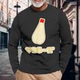 マヨネーズ【マヨラー】ご飯タイム【変なtシャツ屋さん】面白い ポップ デザイン 長袖Tシャツ 高齢者への贈り物