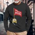 ミニオン Flag Bob 長袖Tシャツ 高齢者への贈り物