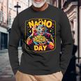 メキシコレスリング レスラー ルチャ・リブレ・ナチョ メキシコファイター 長袖Tシャツ 高齢者への贈り物
