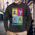 ライフ・イズ・ベター・格闘技と日本の戦闘空手 長袖Tシャツ 高齢者への贈り物