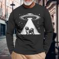 ラサ・アプソ・マム・ダッド・ドッグ-面白いエイリアンufo 長袖Tシャツ 高齢者への贈り物